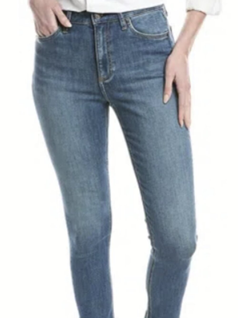 Rag & Bone Flexi Nina High Rise Full Length Skinny Jeans Willow Size 30 NWT